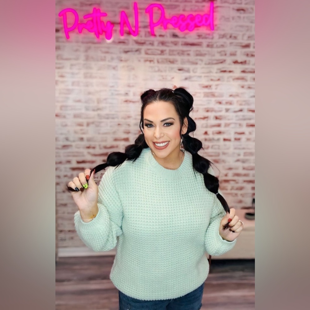 Mint for It Sweater NWT